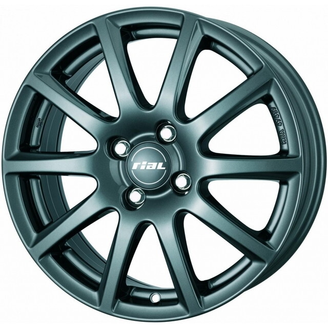 Литі диски Rial Milano R16 W6.5 PCD5x114.3 ET38 DIA70.1 (titanium)-зображення-1