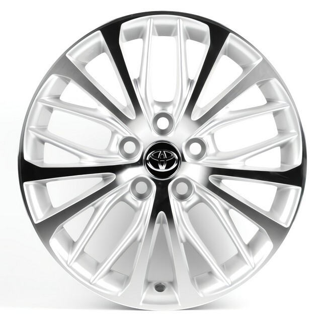 Литі диски Replica Toyota (TY18887) R18 W8 PCD5x114.3 ET50 DIA60.1 (silver machined face)-зображення-1