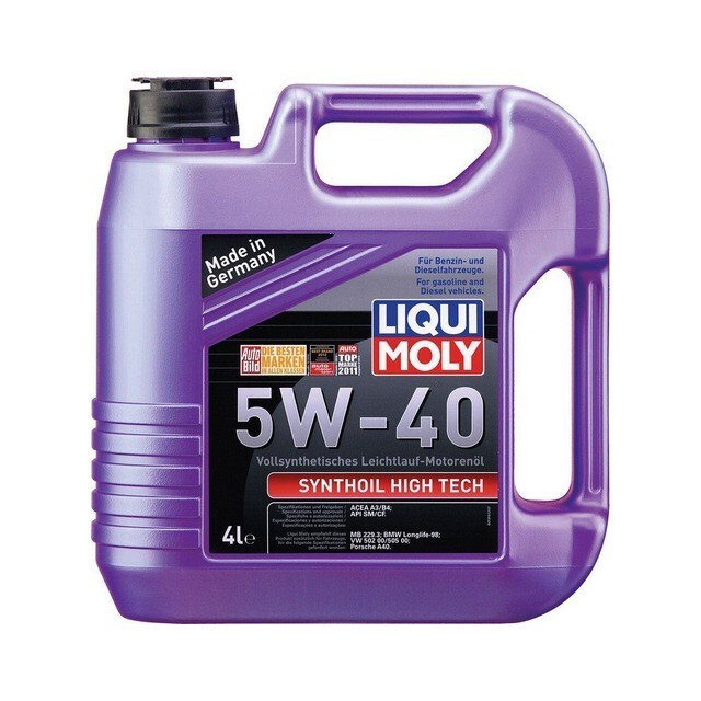 Олива моторна Liqui Moly Synthoil High Tech 5W-40 (Каністра 4л.)-зображення-1