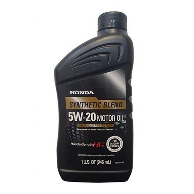 Моторна олія Honda 5W-20 SYNTHETIC BLEND SP/GF-6 (1qt=0,946л.).-зображення-1