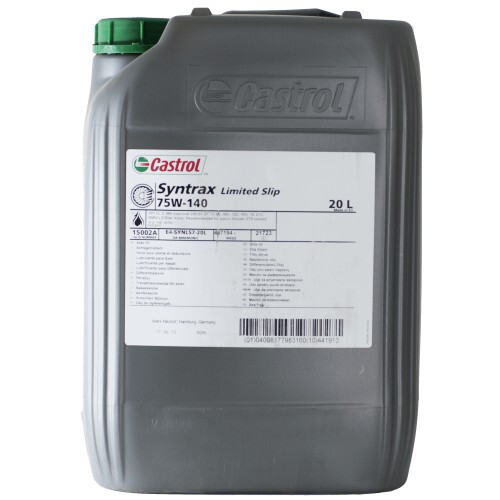 Трансмісійне масло Castrol Syntrax Limited Slip 75W-140 (20л.)