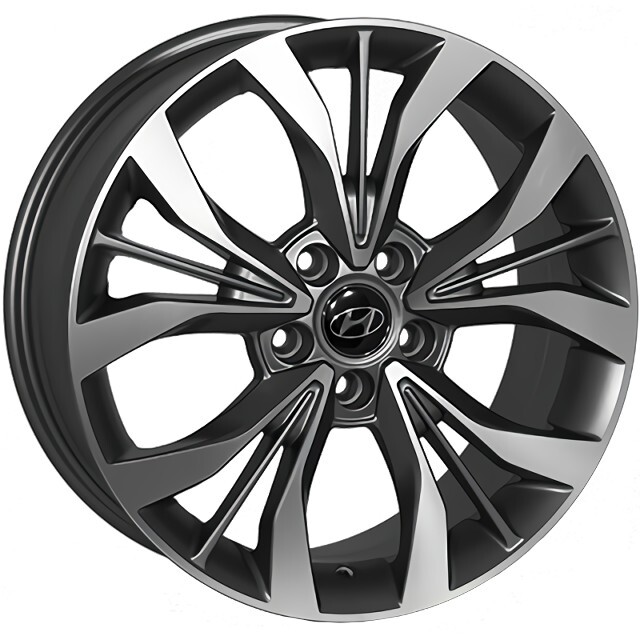 Литі диски Replica Hyundai (QC1142) R18 W7.5 PCD5x114.3 ET50 DIA67.1 (MGMF)-зображення-1