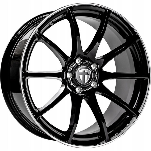 Литі диски Tomason TN1 R16 W6.5 PCD5x100 ET40 DIA57.1 (gloss black)-зображення-1