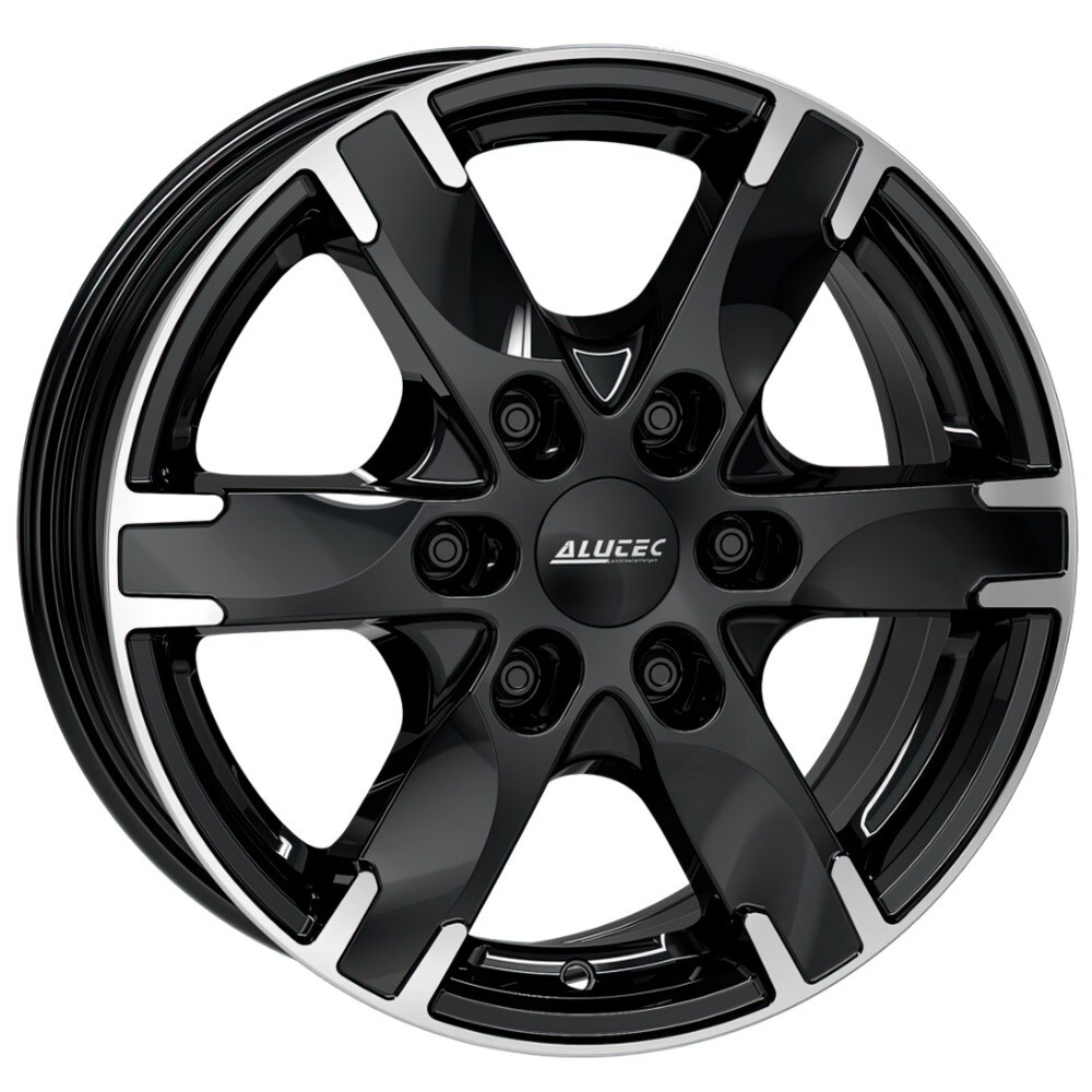 Литі диски Alutec Titan R16 W7 PCD6x114.3 ET45 DIA66.1 (black polished)-зображення-1