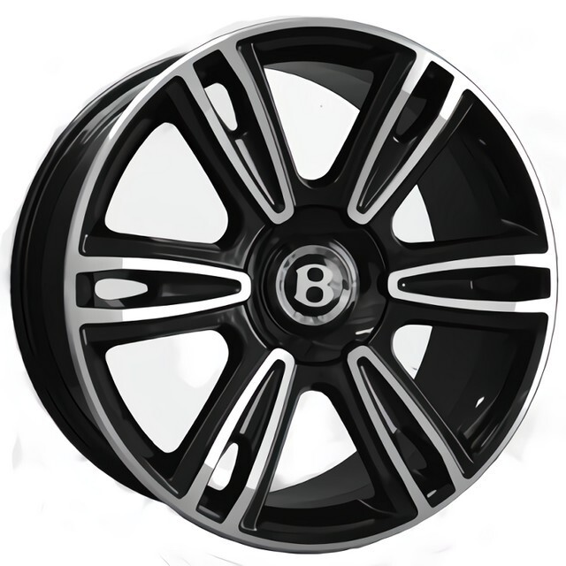 Литі диски Replica Bentley (BN877) R21 W9.5 PCD5x112 ET41 DIA57.1 (BKF)-зображення-7