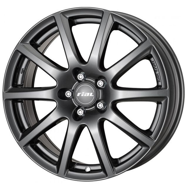 Литі диски Rial Milano R15 W6 PCD4x108 ET45 DIA63.4 (graphite)-зображення-1