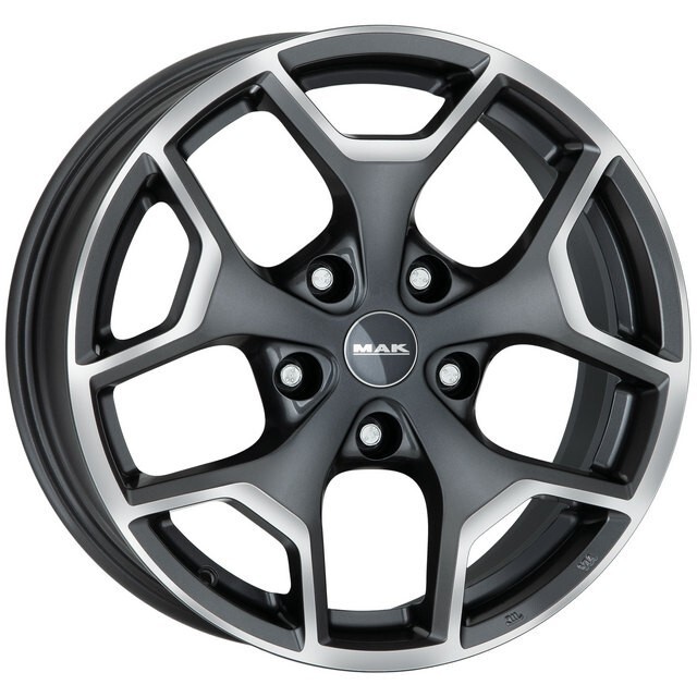 Литі диски Mak Liberty R17 W7.5 PCD5x110 ET39 DIA65.1 (gun metal mirror)