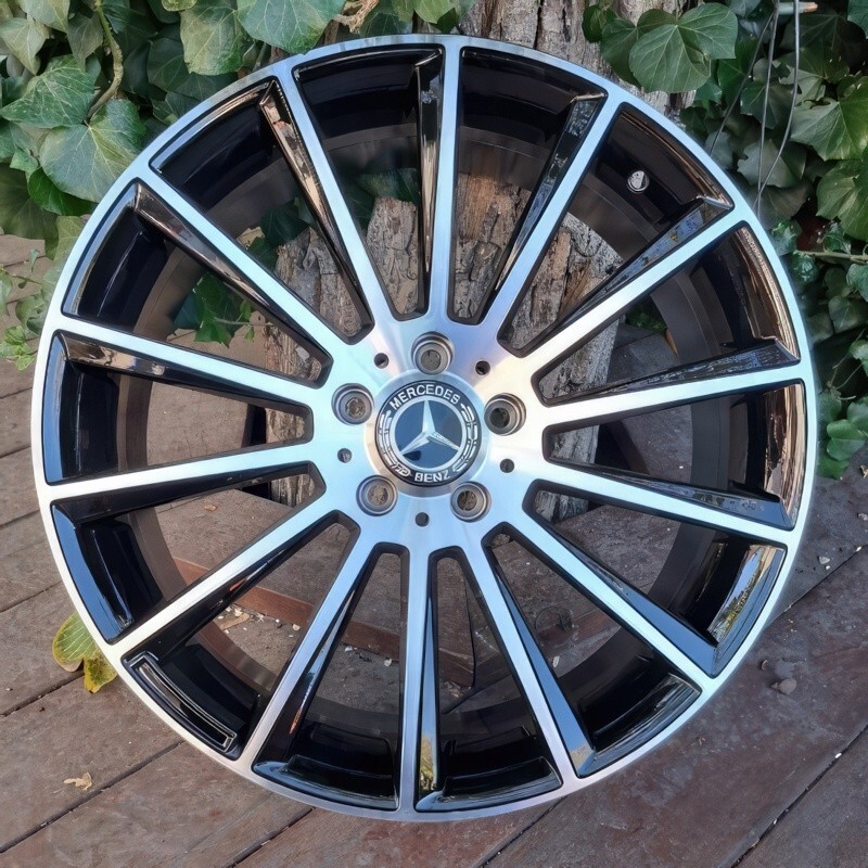 Литі диски Replica Mercedes (MR236) R17 W7.5 PCD5x112 ET45 DIA66.6 (gloss black machined face)-зображення-1