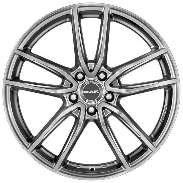 Литі диски Mak Evo R16 W6.5 PCD5x112 ET38 DIA66.6 (matt titan)-зображення-1