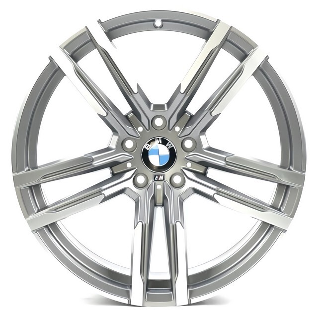 Литі диски Replica BMW (B5511) R20 W11 PCD5x120 ET35 DIA74.1 (satin graphite machined face)