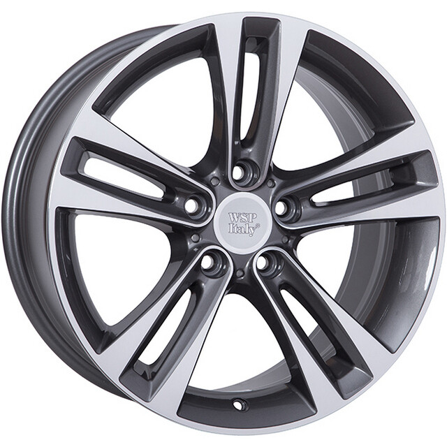 Литі диски WSP Italy BMW (W680) Zeus R18 W8.5 PCD5x120 ET37 DIA72.6 (anthracite polished)-зображення-1