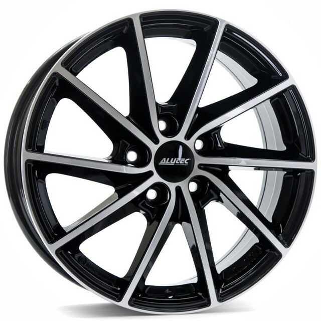 Литі диски Alutec Singa R17 W7 PCD5x114.3 ET55 DIA64.1 (diamond black front polished)-зображення-1