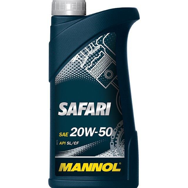 Моторне масло Mannol Safari SG/CD SAE 20W-50 (1л.)-зображення-1