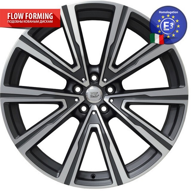 Литі диски WSP Italy BMW (W686) Fire R22 W10.5 PCD5x112 ET43 DIA66.5 (matt gun metal polished)-зображення-1