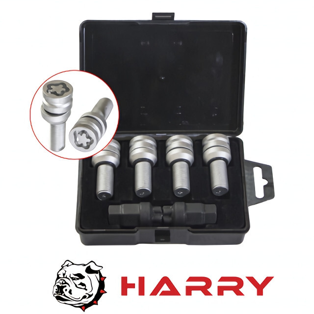 Комплект болтів (секретки) Harry Конус (M14x1.5x30 NEX 17/19) Dacromet