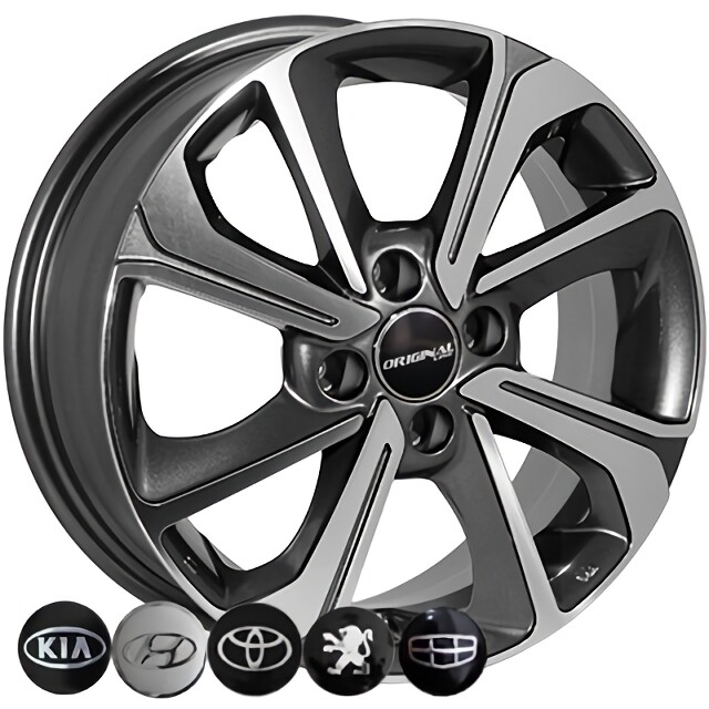 Литі диски Replica Kia (7854) R15 W6 PCD4x100 ET40 DIA54.1 (MKP)