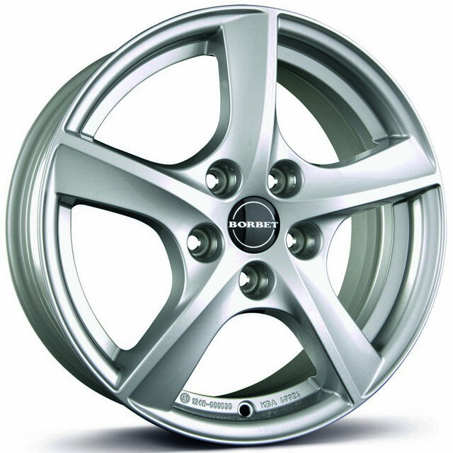 Литі диски Borbet TL2 R17 W7 PCD5x108 ET50 DIA63.4 (brilliant silver)