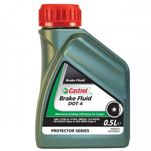 Рідина гальмівна Castrol Brake Fluid DOT 4 0,5 л