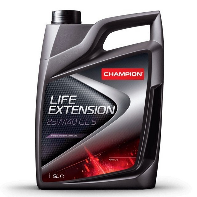 Трансмісійна олія Champion Life Extension 85W-140 GL-5 (5л.)