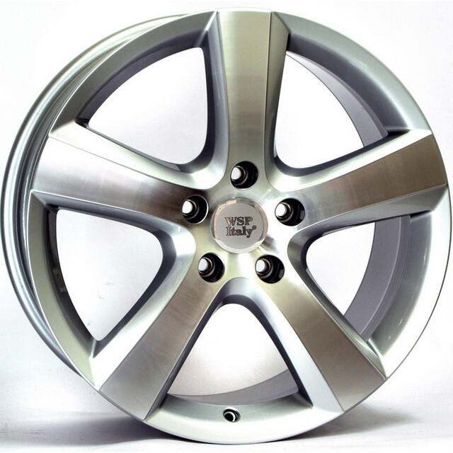 Литі диски WSP Italy Volkswagen (W451) Dhaka R18 W8 PCD5x120 ET45 DIA65.1 (silver polished)-зображення-1