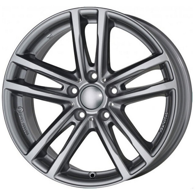 Литі диски Rial X10 R17 W7.5 PCD5x112 ET40 DIA57.1 (metal grey)-зображення-1