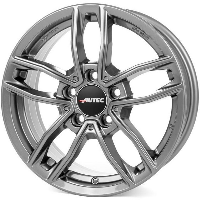 Литі диски Autec Mercador R16 W6.5 PCD5x112 ET38 DIA66.5 (titan silver)-зображення-1