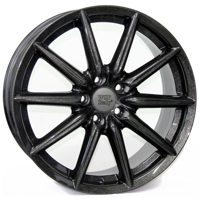 Литі диски WSP Italy Alfa Romeo (W251) Cannes R19 W8 PCD5x110 ET41 DIA65.1 (diamond black)-зображення-1