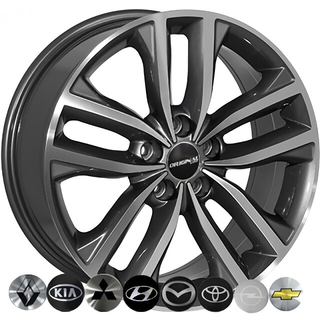 Литі диски Replica Buick (BK846) R17 W7 PCD5x115 ET40 DIA70.2 (GP)