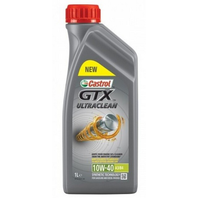 Моторне масло Castrol GTX UltraClean A3/B4 10W-40 (1л.)