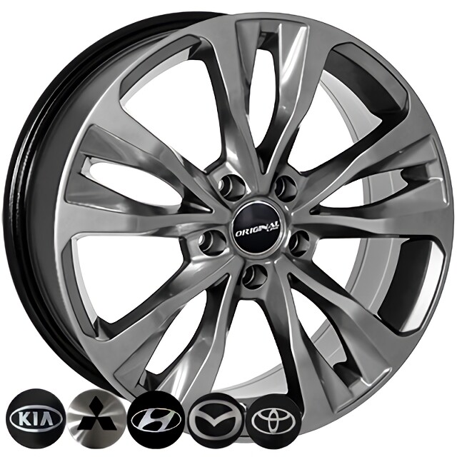 Литі диски Replica Hyundai (BK5212) R17 W7 PCD5x114.3 ET45 DIA67.1 (HB)