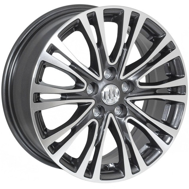 Литі диски ZF TL1358NW R16 W6.5 PCD5x105 ET39 DIA56.6 (DarkGMF)