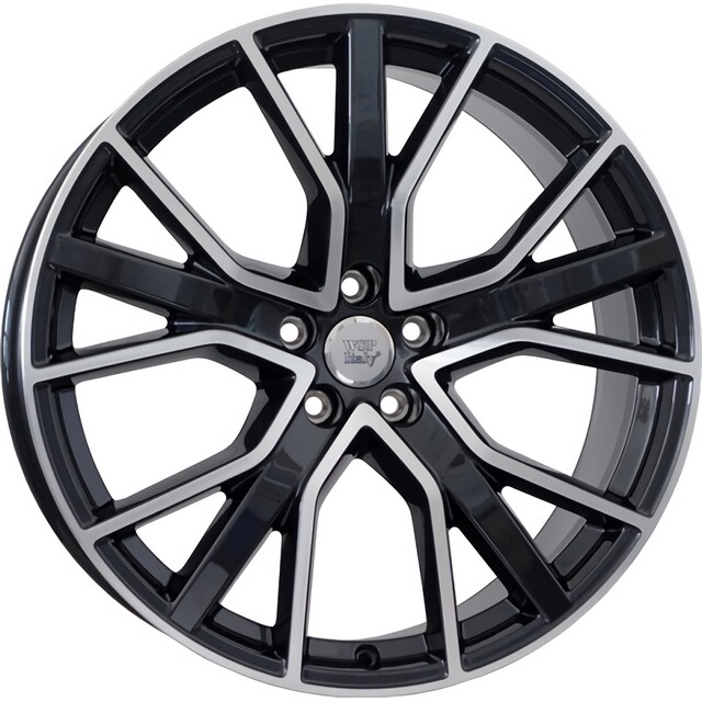 Литі диски WSP Italy Audi (W571) Alicudi R20 W9 PCD5x112 ET37 DIA66.6 (gloss black polished)-зображення-1