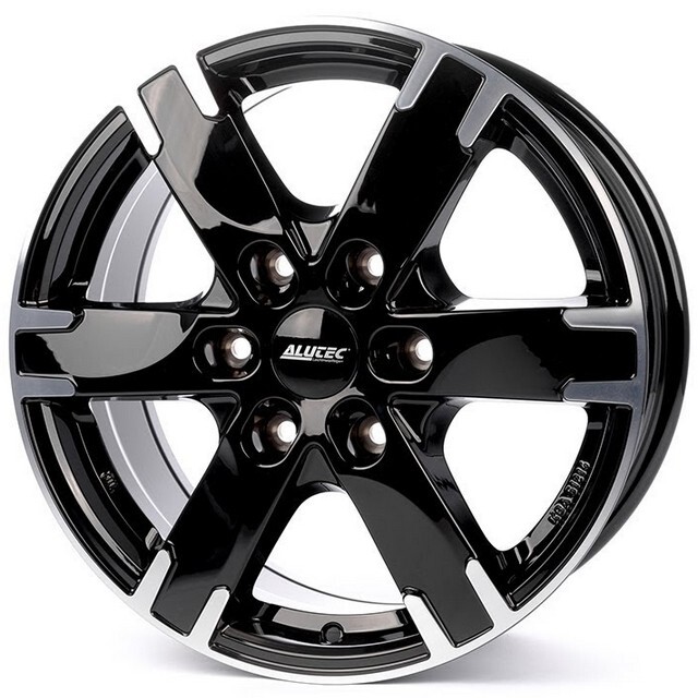 Литі диски Alutec Titan R16 W7 PCD6x139.7 ET55 DIA93.1 (diamond black front polished)-зображення-1