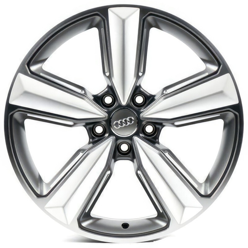 Литі диски Replica Audi (A5400) R18 W8 PCD5x112 ET31 DIA66.6 (matt graphite machined face)