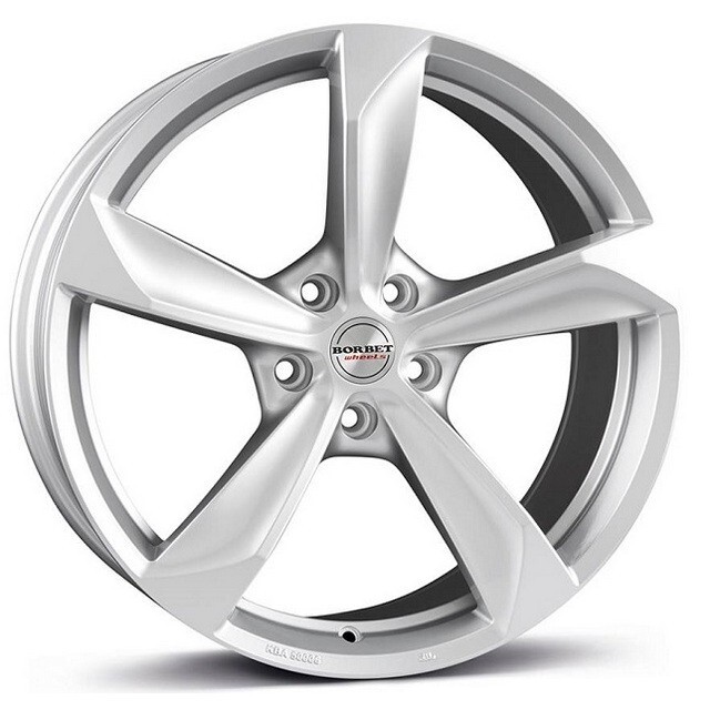 Литі диски Borbet S R17 W8 PCD5x114.3 ET40 DIA72.6 (brilliant silver)-зображення-1