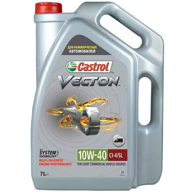 Моторне масло Castrol VECTON 10W-40 LCV 7л-зображення-1