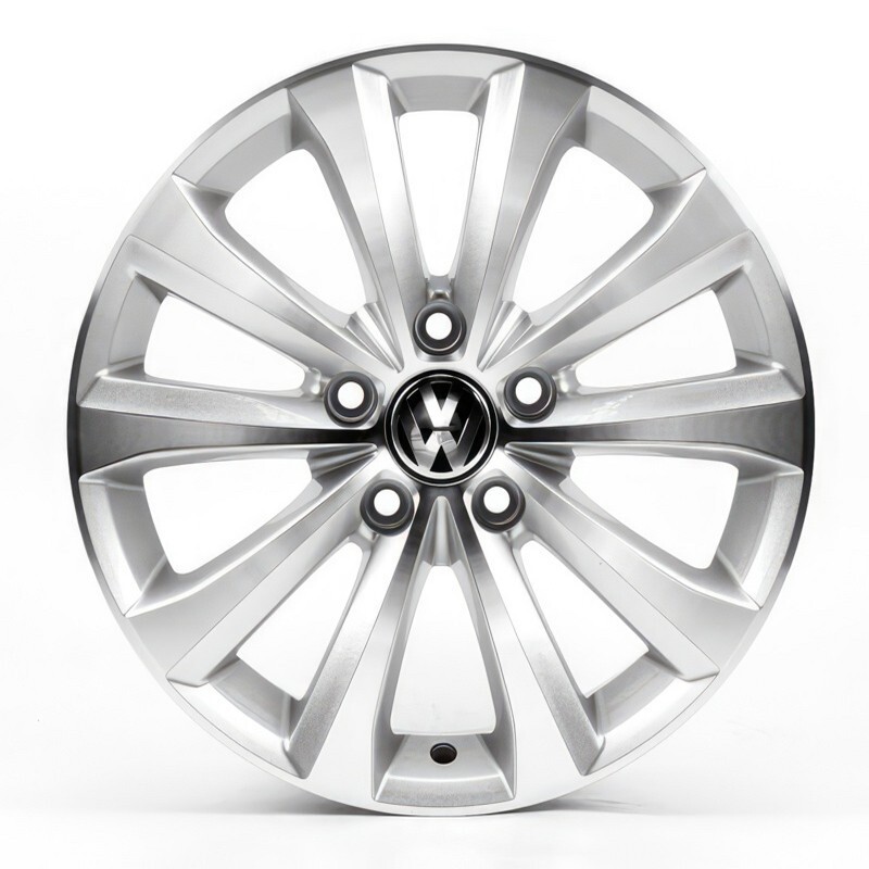 Литі диски Replica Volkswagen (VV696) R16 W7 PCD5x112 ET45 DIA57.1 (silver machined face)-зображення-1