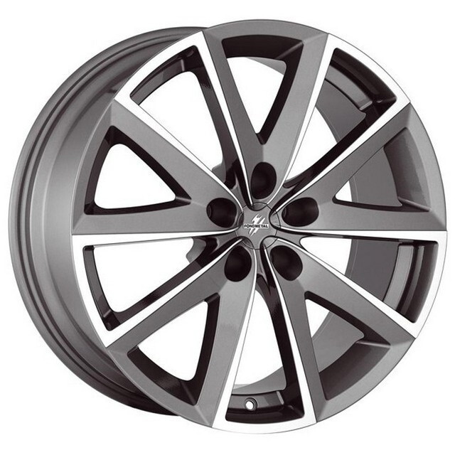 Литі диски Fondmetal 7600 R16 W7 PCD5x108 ET35 DIA58.1 (titanium polished)-зображення-1