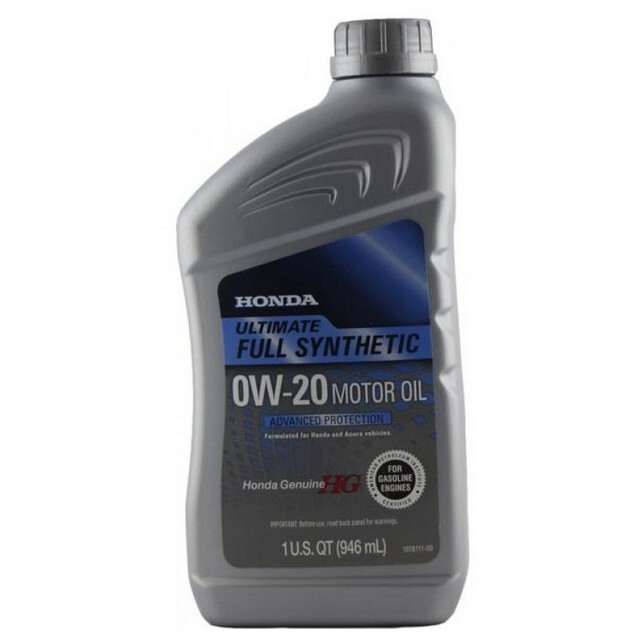 Моторна олія Honda 5W-20 Ultimate Full Synthetic SP/GF-6 (1qt=0,946л.).-зображення-1