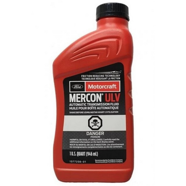 Гідравлічна олія MOTORCRAFT MERCON ULV ATF (1qt = 0,946л.).