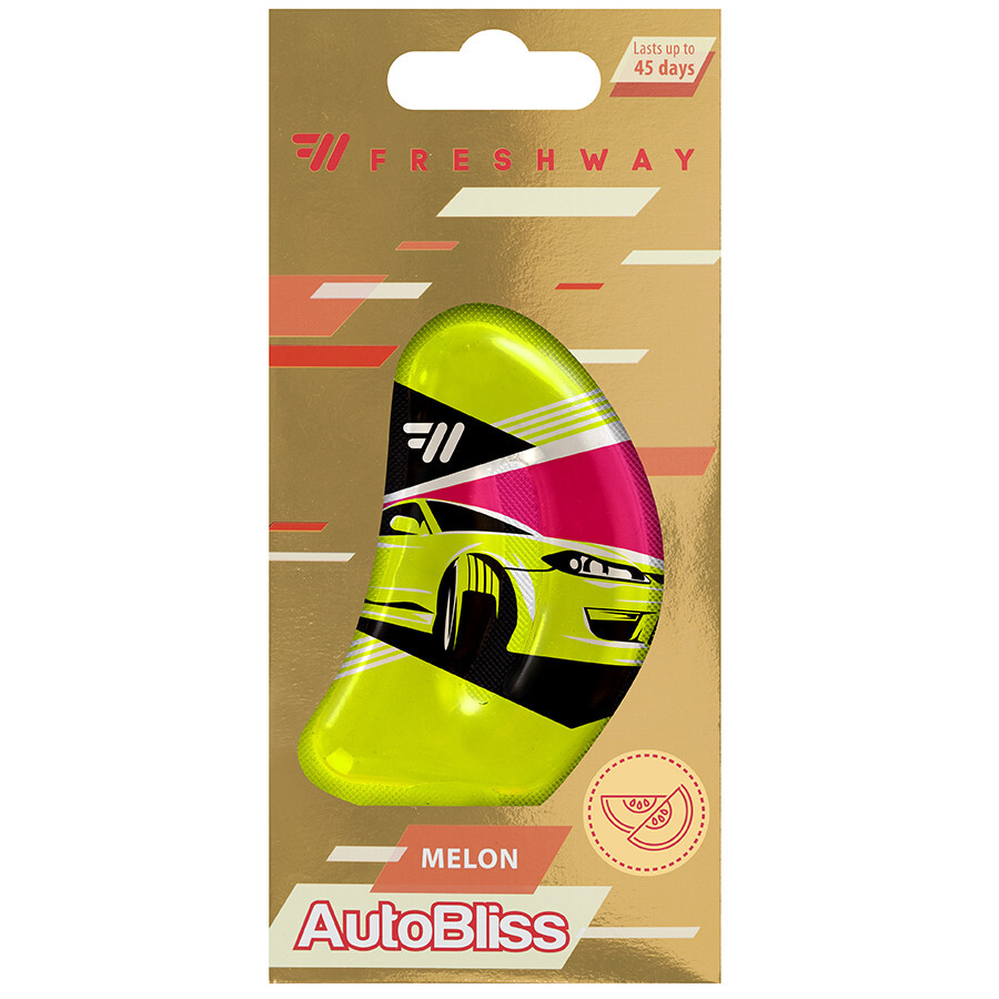 Рідкий Ароматизатор на дзеркало Fresh Way Auto Bliss Melon (Диня) 8ml-зображення-1