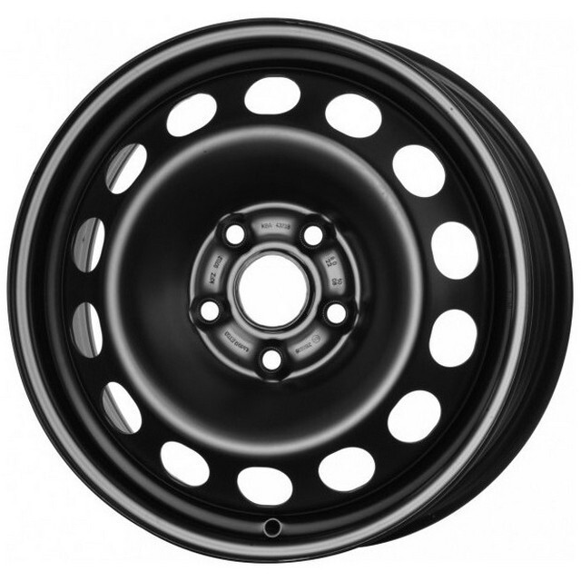 Сталеві диски Кременчук Geely Emgrand EC7 R15 W6.5 PCD5x114.3 ET45 DIA67.1 (black)-зображення-1