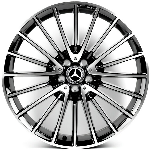 Литі диски Replica Mercedes (MR577) R21 W10 PCD5x112 ET48 DIA66.6 (BKF)-зображення-1