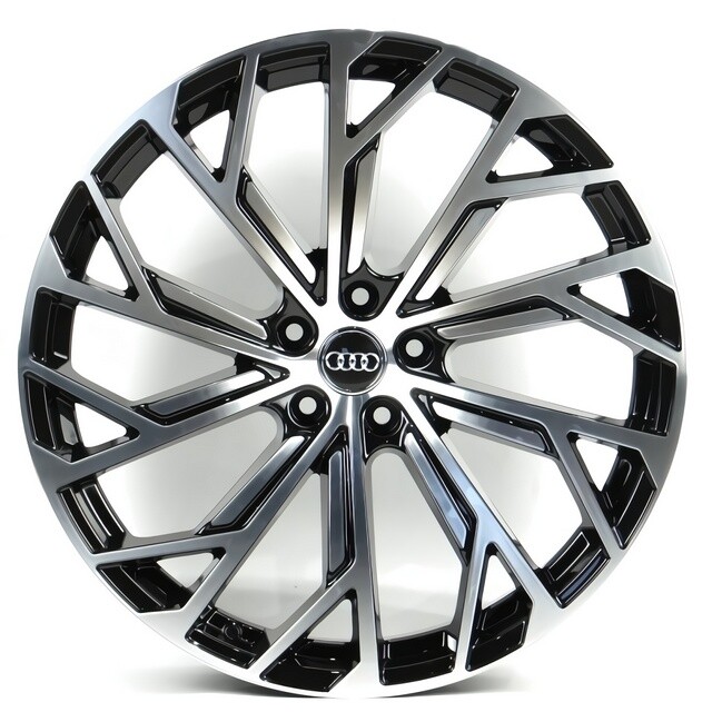 Литі диски Replica Audi (A5837) R21 W9 PCD5x112 ET37 DIA66.6 (BKF)