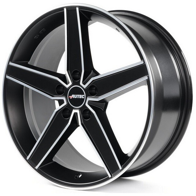 Литі диски Autec Delano R18 W8 PCD5x114.3 ET42 DIA70.1 (matt black polished)-зображення-1