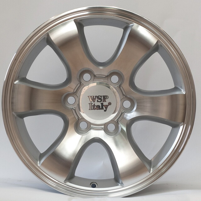 Литі диски WSP Italy Toyota (W1707) Yokohama Prado R16 W7 PCD6x139.7 ET10 DIA106.1 (silver polished)-зображення-1