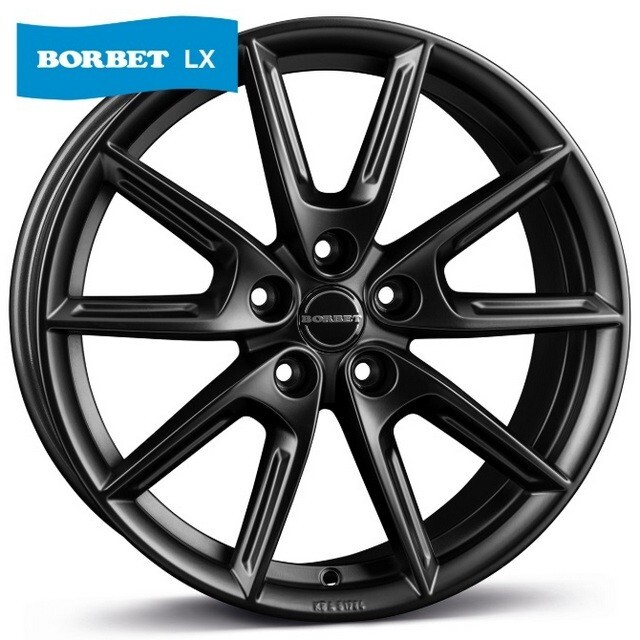 Литі диски Borbet LX18 R18 W8 PCD5x114.3 ET40 DIA72.6 (matt black)