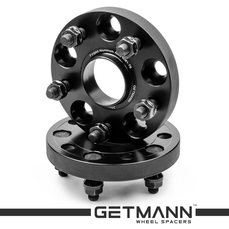 Автомобільне розширювальне кільце (Spacer) GETMANN H=20 мм PCD5*127 DIA71.6 футорка 14*1.5 (Ковані)-зображення-1