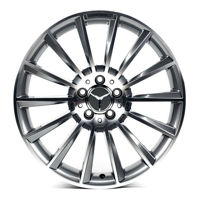 Литі диски Replica Mercedes (MR2004) R20 W8.5 PCD5x112 ET35 DIA66.6 (light grey machined)-зображення-1