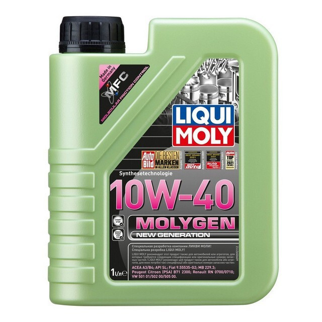 Олива моторна Liqui Moly Molygen New Generation 10W-40 (Каністра 1л.)-зображення-1